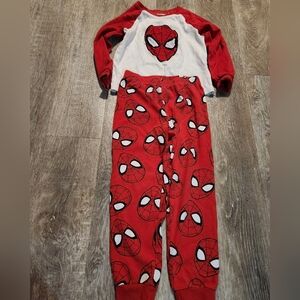 Marvel Spider-Man Kids Pajama Set - Red and White